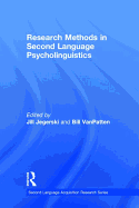 Research Methods in Second Language Psycholinguistics