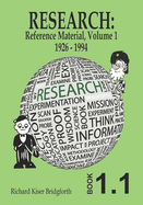 Research: Reference Material, Volume 1