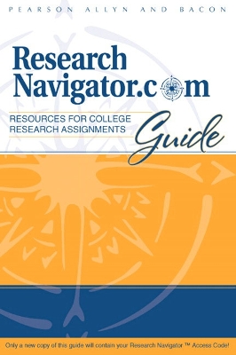 ResearchNavigator.com Guide - Pearson Education, . .