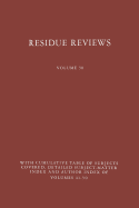 Residue Reviews - Gunther, Francis A.