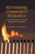 Rethinking Community Research: Inter-Relationality, Communal Being and Commonality