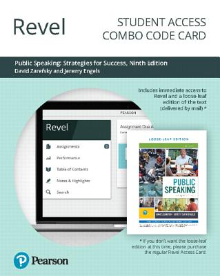 Revel for Public Speaking: Strategies for Success -- Combo Access Card - Zarefsky, David, and Engels, Jeremy