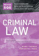 Revise SQE Criminal Law: SQE1 Revision Guide