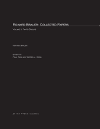 Richard Brauer: Collected Papers, Volume 2: Finite Groups