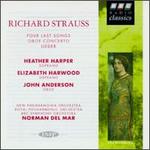 Richard Strauss: Four Last Songs; Oboe Concerto; Lieder