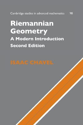 Riemannian Geometry: A Modern Introduction - Chavel, Isaac