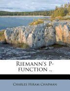 Riemann's P-Function ..