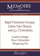 Rigid Character Groups, Lubin-Tate Theory, and $(\varphi ,\Gamma )$-Modules