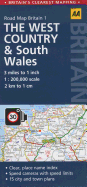 Road Map West Country & South Wales - Aa Publishing