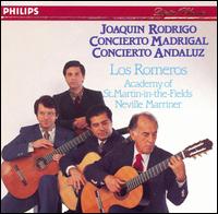 Rodrigo: Concerto Madrigal; Concerto Andaluz - Angel Romero (guitar); Los Romeros (guitar); Los Romeros; Pepe Romero (guitar); Academy of St. Martin in the Fields; Neville Marriner (conductor)