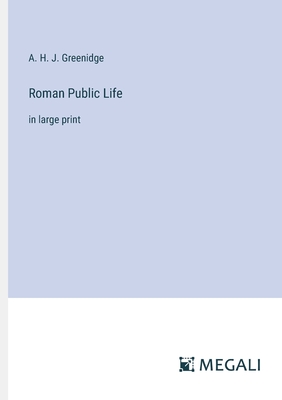 Roman Public Life: in large print - Greenidge, A H J