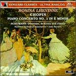 Rosina Lhevinne Plays Chopin - Rosina Lhevinne (piano); National Orchestral Association; John Barnett (conductor)