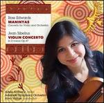 Ross Edwards: Maninyas; Sibelius: Violin Concerto