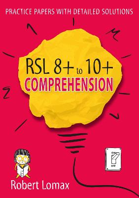 RSL 8+ to 10+ Comprehension - Lomax, Robert