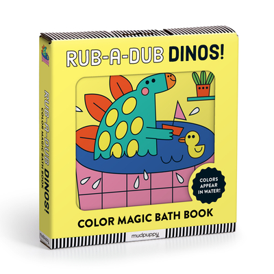 Rub-A-Dub Dinos! Color Magic Bath Book - Mudpuppy