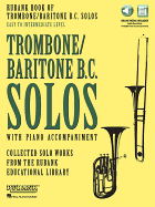 Rubank Book of Trombone/Baritone B.C. Solos - Easy to Intermediate: Book with Online Audio (Stream or Download)