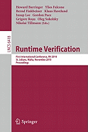 Runtime Verification: First International Conference, RV 2010, St. Julians, Malta, November 1-4, 2010. Proceedings