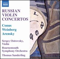 Russian Violin Concertos - Sergey Ostrovsky (violin); Bournemouth Symphony Orchestra; Thomas Sanderling (conductor)