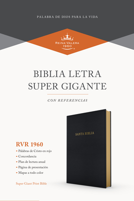 Rvr 1960 Biblia Letra Sper Gigante, Negro Imitacin Piel - B&h Espaol Editorial (Editor)