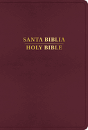 Rvr 1960/KJV Biblia Bilinge Letra Grande, Borgoa Imitacin Piel Con ndice (Edicin 2024)