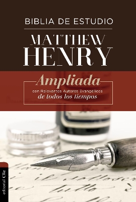 Rvr, Biblia de Estudio Matthew Henry, Tapa Dura, Interior a DOS Colores - Henry, Matthew, and Ropero, Alfonso (Editor)