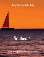 Sailboats: Blank Yearly Organizational Planner