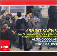 Saint-Sans: Les 5 Concertos pour Piano - Aldo Ciccolini (piano); Orchestre de Paris; Serge Baudo (conductor)