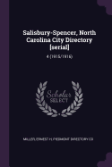 Salisbury-Spencer, North Carolina City Directory [serial]: 4 (1915/1916)