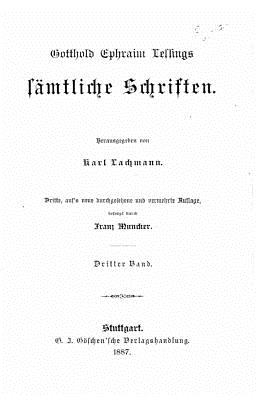 Samtliche Schriften - Lachmann, Karl