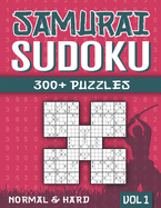 Samurai Sudoku: Sudoku Book for Adults with 300+ 5 in 1 Sudoku - Normal and Hard - Vol 4