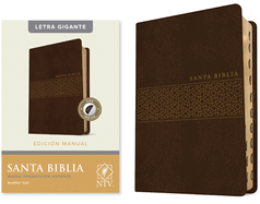 Santa Biblia Ntv, Edici?n Manual, Letra Gigante (Sentipiel, Caf?, ?ndice, Letra Roja)