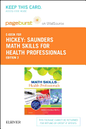 Saunders Math Skills for Health Professions - Elsevier eBook on Vitalsource (Retail Access Card)