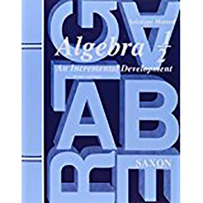 Saxon Algebra 1/2 Solutions Manual Third Edition - Saxon, and 1311, and Saxon Publishers (Prepared for publication by)