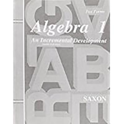 Saxon Algebra 1 Tests Only Third Edition - Roucloux, Jason, and 1397