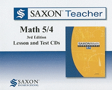 Saxon Math 5/4 Homeschool: Saxon Teacher Cd Rom 3rd Edition