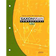 Saxon Math 6/5 Homeschool: Testing Book 3rd Edition