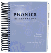 Saxon Phonics Intervention Teacher Manual