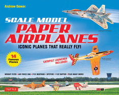 Scale Model Paper Airplanes Kit: Iconic Planes That Really Fly! Slingshot Launcher Included! - Just Pop-out and Assemble (14 Famous Pop-out Airplanes)