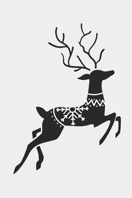 Scandanvian Reindeer, Christmas Notebook Kids, Lined Journal/Notes Christmas (Type 2): Blank Lined Notebook Journal for Kids - 6x9 120 page - Lined Notebook Journal, Christmas