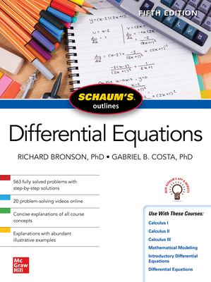 Schaum's Outline of Differential Equations, Fifth Edition - Bronson, Richard, and Costa, Gabriel B