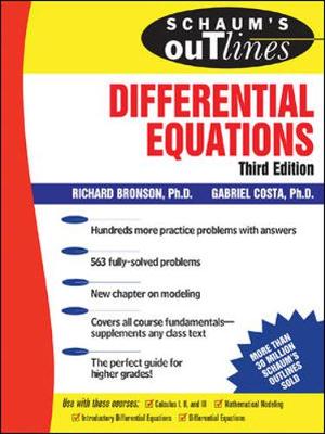 Schaum's Outline of Differential Equations - Bronson, Richard