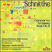 Schnittke: Concerto Grosso Nos. 1 & 2 - Gidon Kremer (violin); Moscow Philharmonic Society Soloists Ensemble; Natalia Gutman (cello); Oleg Kagan (violin);...