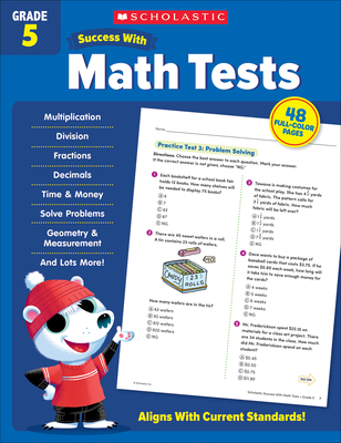 Scholastic Success with Math Tests Grade 5 Workbook - Scholastic Teaching Resources