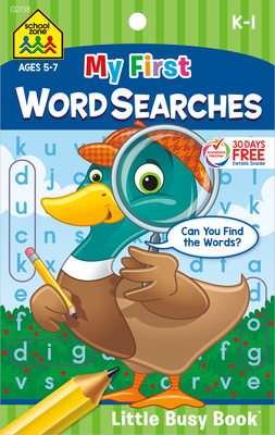 School Zone My First Word Searches Tablet Workbook - Zone, School