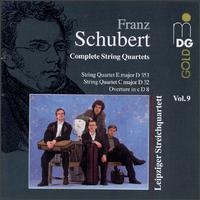 Schubert: Complete String Quartets, Vol. 9 - Andreas Seidel (violin); Hartmut Rohde (viola); Ivo Bauer (viola); Leipziger Streichquartett;...