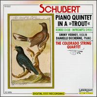 Schubert: Forellenquintett - Colorado String Quartet; Danielle Dechenne (piano); Emmy Verhey (violin); Ferdinand Erblich (viola); Jean Decroos (cello);...