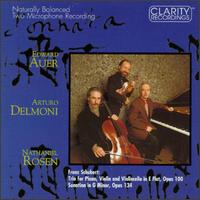 Schubert: Op. Nos. 100 & 134 - Arturo Delmoni (violin); Edward Auer (piano); Nathaniel Rosen (cello)