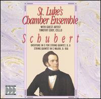 Schubert: Overture in C for String Quintet, D. 8; String Quintet in C Major, D. 956 - St. Luke's Chamber Ensemble; Timothy Eddy (cello)