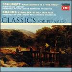 Schubert: Piano Quintet "The Trout"; Brahms: String Sextet No. 1 - Alex Taylor (viola); Alexander Cameron (cello); David Newland (viola); Dennis Simons (violin); Douglas Cummings (cello);...