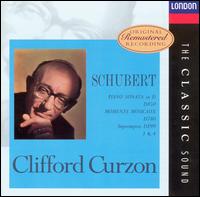 Schubert: Piano Sonata in D, D. 850; Moments Musicaux, D. 780; Impromptus, D. 899, 3 & 4 - Clifford Curzon (piano)